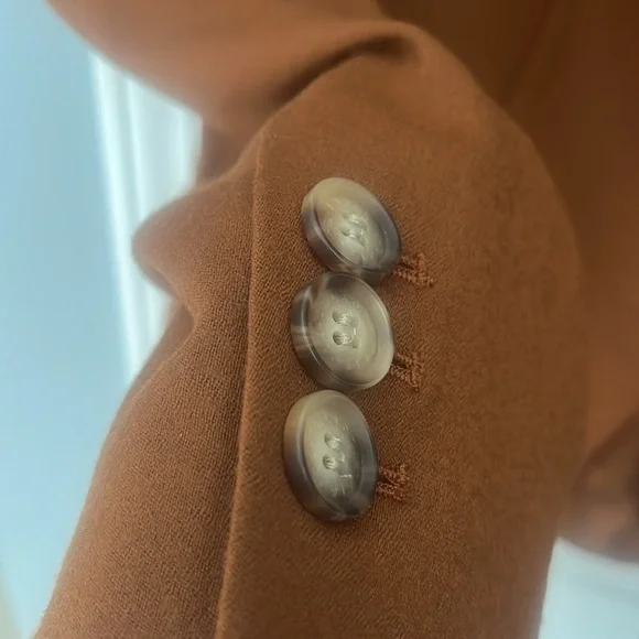 Talbots Rust-Brown Women's Tailored Blazer - Picture 3 of 5